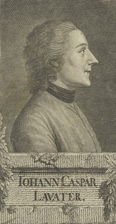 Johann Kaspar Lavater költő és fiziognómus portréja 1741-1801, 1773. alkotó: Christian Friedrich Fritzsch