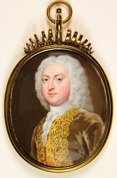 Egy úriember, akit György dán hercegnek hívnak (wc on vellum) (lásd még: 3076023) alkotó: Christian Friedrich Zincke