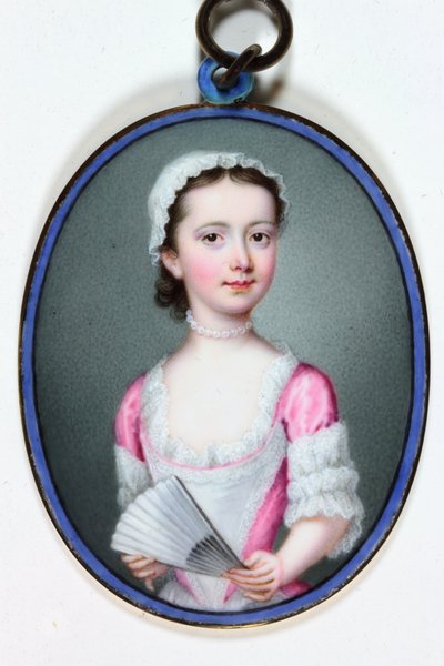 Lady Henrietta Cavendish Bentinck, később Stamford grófnője, 1741 (zománc) alkotó: Christian Friedrich Zincke