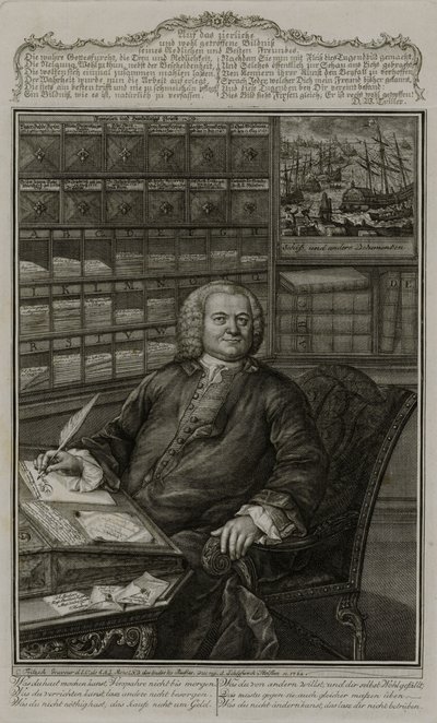 Burchard Fixen portréja alkotó: Christian Fritzsch
