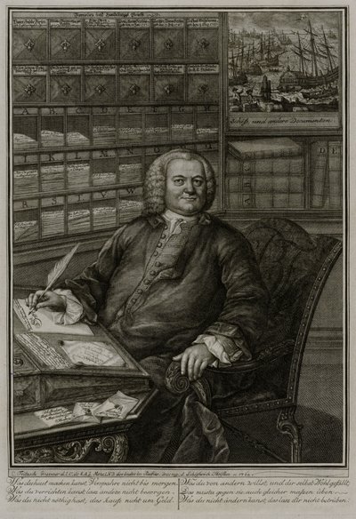 Burchard Fixen portréja alkotó: Christian Fritzsch