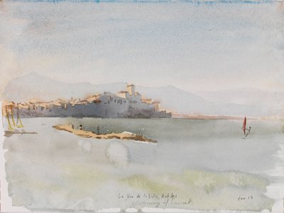 Antibes, 2017 (akvarell) alkotó: Christian Furr