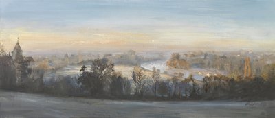 Blue Sunday Winter Morning- Richmond Hill, 2013 (olaj, vászon) alkotó: Christian Furr