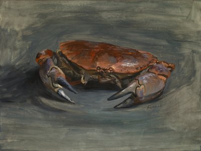 Rák, 2018 (olaj, gazolált fapanel) alkotó: Christian Furr