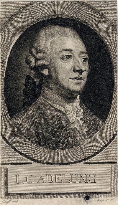 Johann Christoph Adelung 1732-1806. alkotó: Christian Gottlieb Geyser