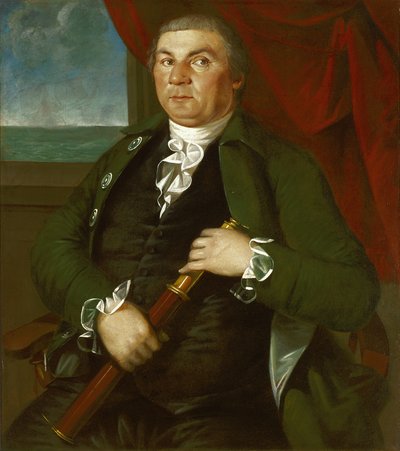 David Coats kapitány, 1775 körül (olaj, vászon) alkotó: Christian Gullager