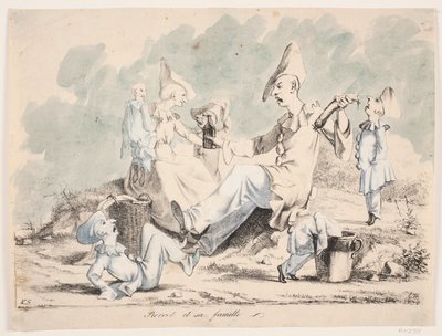 "Pierrot és családja" alkotó: Christian Holm