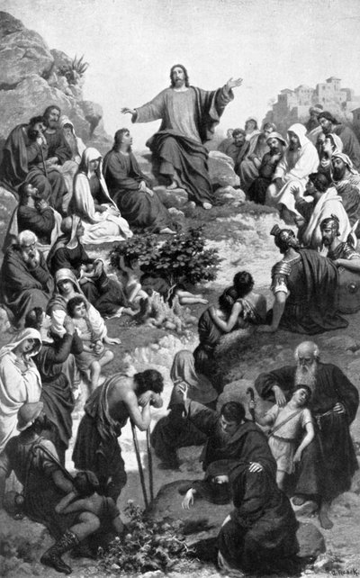 „A hegyi beszéd”, 1926. alkotó: Christian Karl August Noack