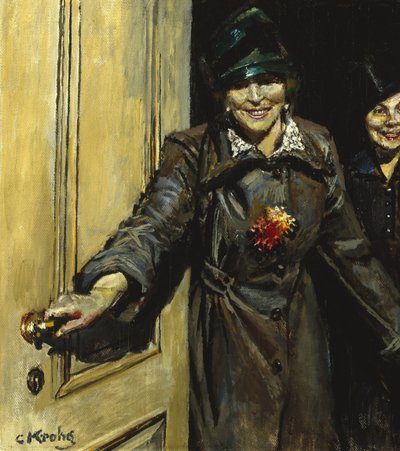 Itt vagyunk (olaj, vászon) alkotó: Christian Krohg