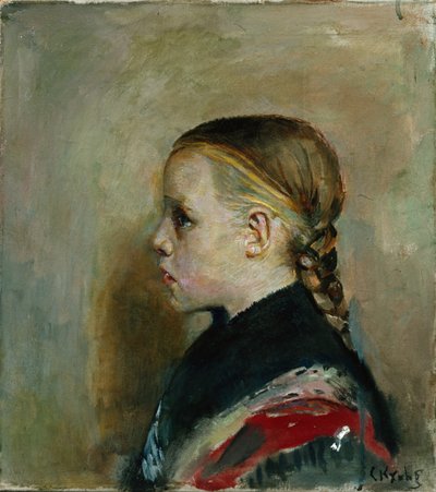 Marie Gaihede (festmény) alkotó: Christian Krohg
