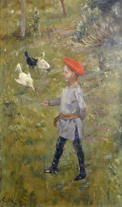 Per a tyúkokkal, Hvitsten alkotó: Christian Krohg