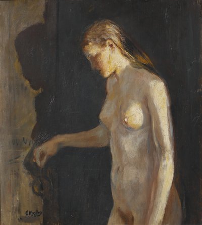 A modell alkotó: Christian Krohg