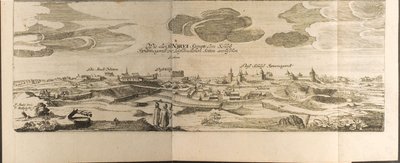 Narva Illusztráció: Adam Olear: Utazások Moszkva nagyhercegéhez és Perzsia királyához alkotó: Christian Lorenzen Rothgiesser