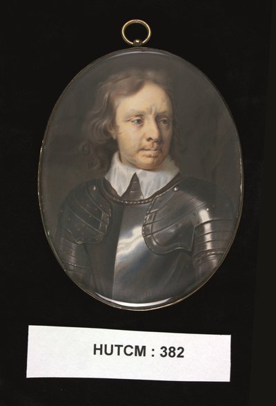 Oliver Cromwell, 1698-30 körül (akvarell) alkotó: Christian Richter