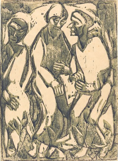 Tanácskozási tanács, 1913. alkotó: Christian Rohlfs