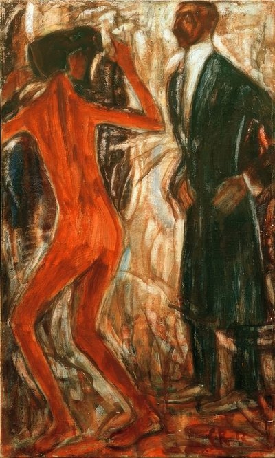 Frakkos úriember és táncos alkotó: Christian Rohlfs