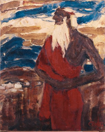 Mózes felméri az Ígéret Földjét alkotó: Christian Rohlfs