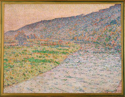 Ruhr-folyó Herdecke közelében (festmény, vászon) alkotó: Christian Rohlfs