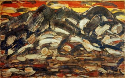 Wetterstein-hegység alkotó: Christian Rohlfs
