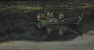 Szentivánéj Norvégiában alkotó: Christian Skredsvig