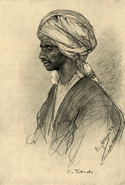 Fellah, Egypt, 1898. alkotó: Christian Wilhelm Allers