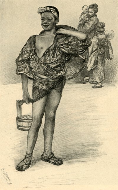 Japán fiú, 1898. alkotó: Christian Wilhelm Allers