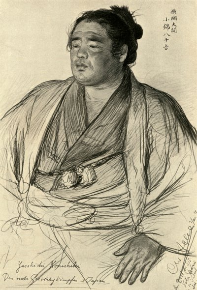 Konishiki Yajukichi, 1898. alkotó: Christian Wilhelm Allers