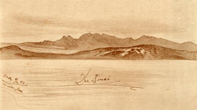 Sínai, Egyiptom, 1898. alkotó: Christian Wilhelm Allers
