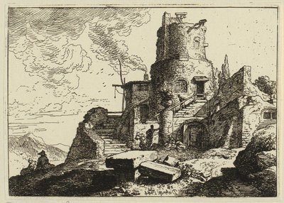 Remetelak a sziklák között alkotó: Christian Wilhelm Ernst Dietrich