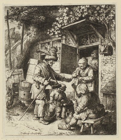 Jobbra forduló nő térdképe, jobb kezében gyűrűt tart alkotó: Christian Wilhelm Ernst Dietrich