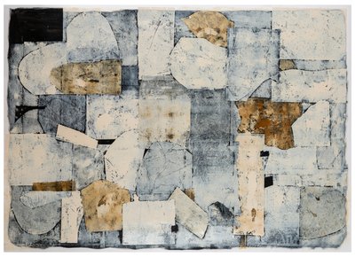 Raising Gold, 2017 (monotípia, papír) alkotó: Christina Fedyk