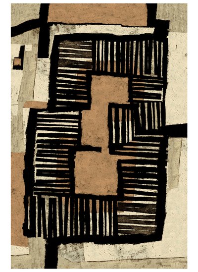Shapes of Home, 2023 (monoprint) alkotó: Christina Fedyk
