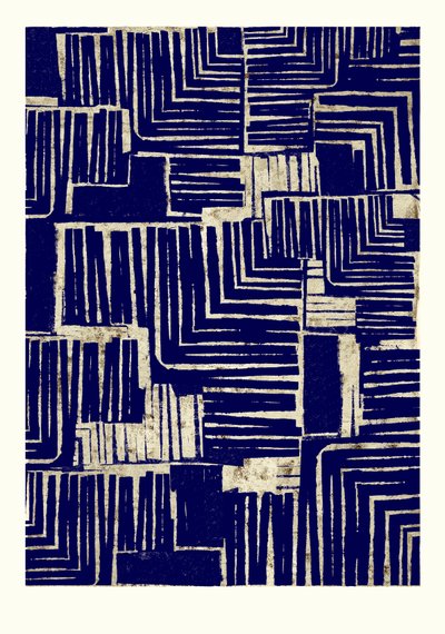 The Levels, 2022 (monoprint) alkotó: Christina Fedyk