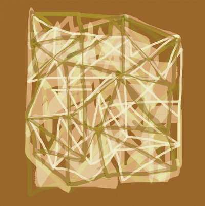 Absztrakt geometriai vonalak alkotó: Christina Sillen