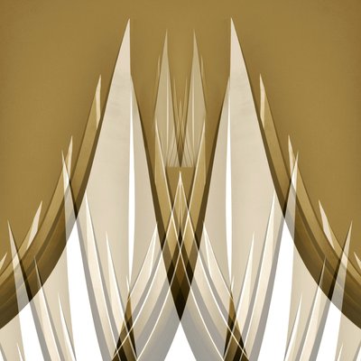 Élesített arany geometria alkotó: Christina Sillen
