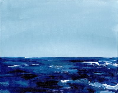 Mélykék horizont alkotó: Christine Lindstrom