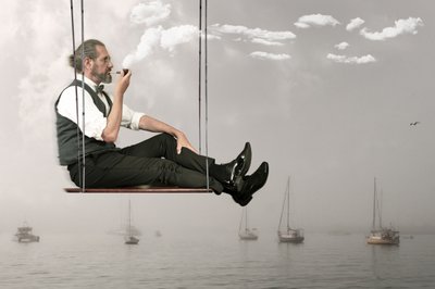 Férfi a Sky Swing-en alkotó: Christine von Diepenbroek