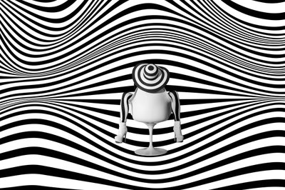 Stílusos Op Art-nő alkotó: Christine von Diepenbroek