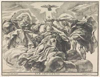 Mária koronázása alkotó: Christoffel Jegher