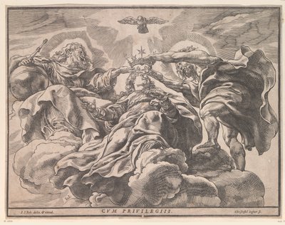 Mária koronázása alkotó: Christoffel Jegher