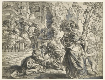 Love Garden (jobb oldali lap) alkotó: Christoffel Jegher
