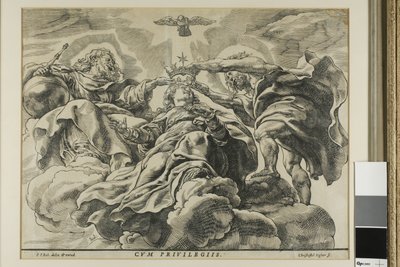 A Szűz koronázása alkotó: Christoffel Jegher