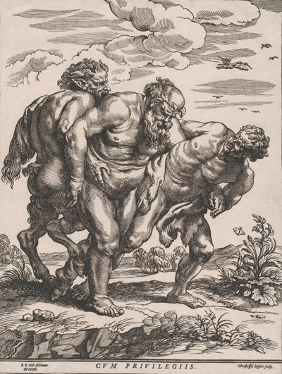 Silenus márciusa, kb. 1652. alkotó: Christoffel Jegher