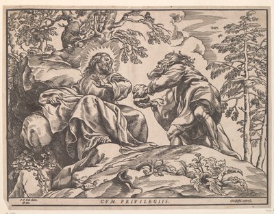 Krisztus megkísértése alkotó: Christoffel Jegher