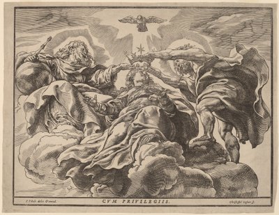 Szűz koronázása alkotó: Christoffel Jegher after Sir Peter Paul Rubens