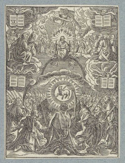 Isten Bárányának imádása alkotó: Christoffel van Sichem (II)
