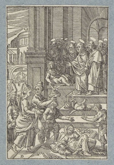 Ananias és Sapphira alkotó: Christoffel van Sichem (II)