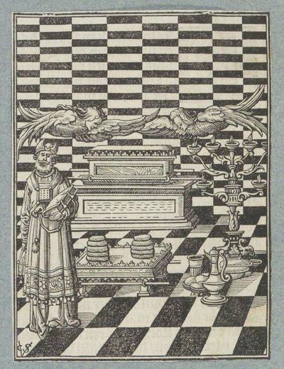 Frigyláda és tárgyak a Tabernákulumból alkotó: Christoffel van Sichem (II)