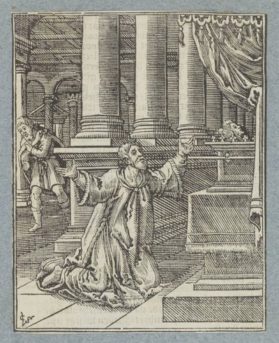 Dávid bűnbánata és büntetése alkotó: Christoffel van Sichem (II)