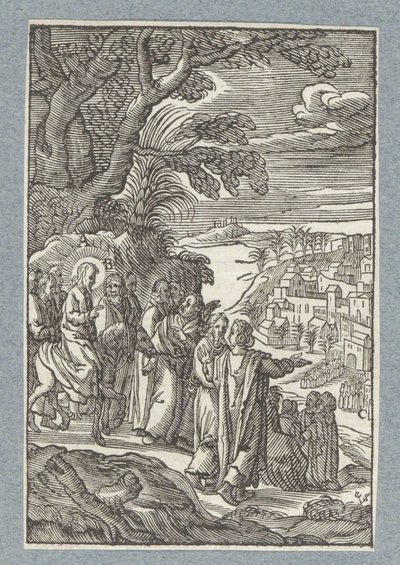 Belépés Jeruzsálembe alkotó: Christoffel van Sichem (II)